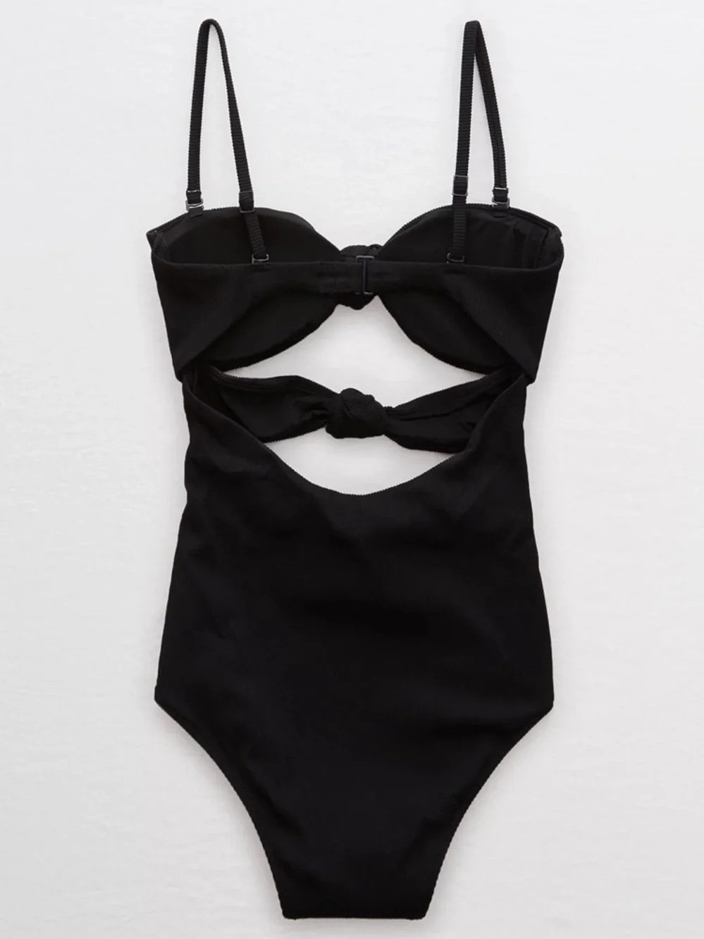 Aerie Ribbed Triple Knot One Piece Swimsuit